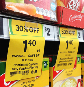 Coles and Woolies cannot afford to not compete on price, says UK expert. Photo: Getty