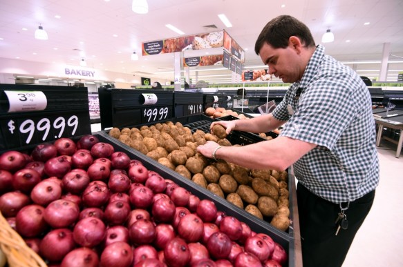 A lot of more expensive items are going through as onions. Photo: AAP