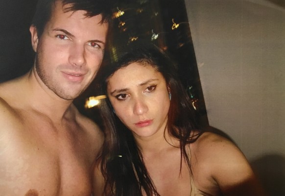 Gable Tostee and Warriena Wright just hours before the New Zealand tourist fell to her death. Photo: Queensland Police Service.