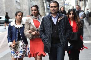 Pankaj (L) and Radhika Oswal have agreed to pay for the cost of the demolition.