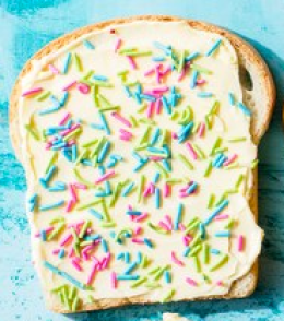 The butter-to-sprinkles ratio is way off. Photo: Epicurious