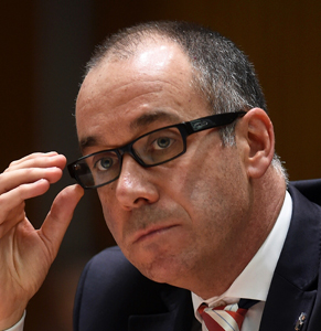 Andrew Thorburn confirmed the NAB board has banned federal political donations. Photo: AAP