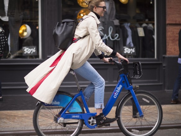Karlie Kloss bike