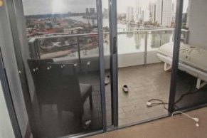 A photo of Tostee's Gold Coast apartment was presented as evidence in court. Photo: Queensland Police Service. 
