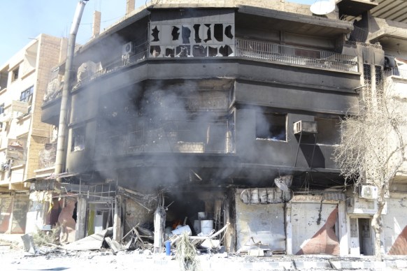 Coalition air strikes hit wrong targets in eastern Syria