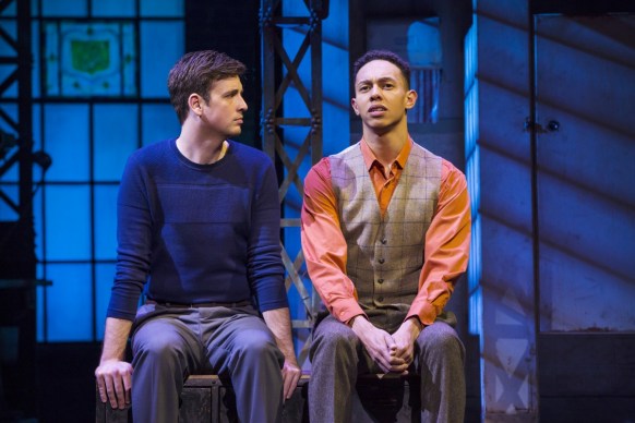 Francis (right) with his co-star Toby Francis, who plays Charlie. Photo: Matthew Murphy