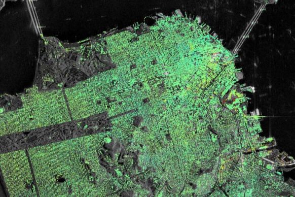 San Francisco ground displacement