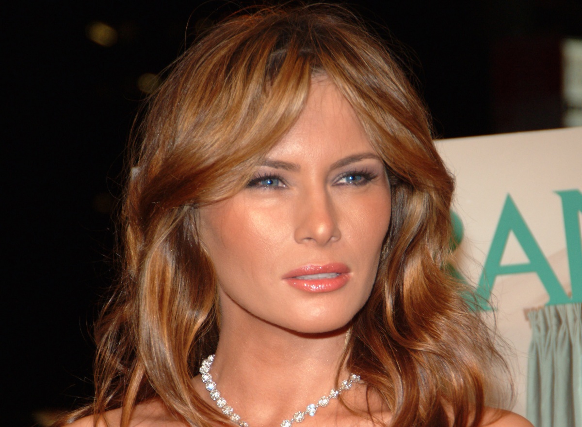 melania trump squint