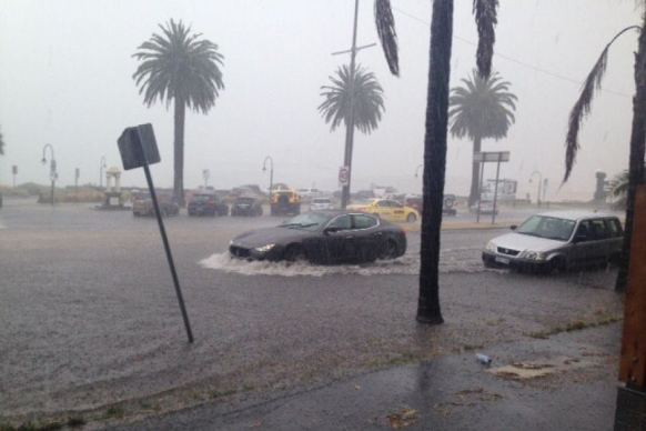 Heavy rain causes faecal contamination at melbourne beaches