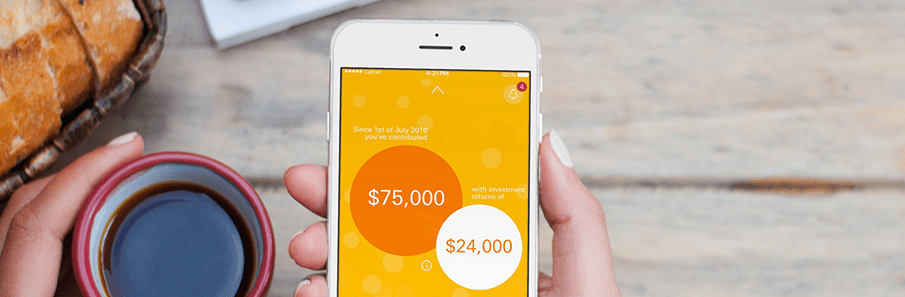Be on top of your superannuation with the Australian Super app