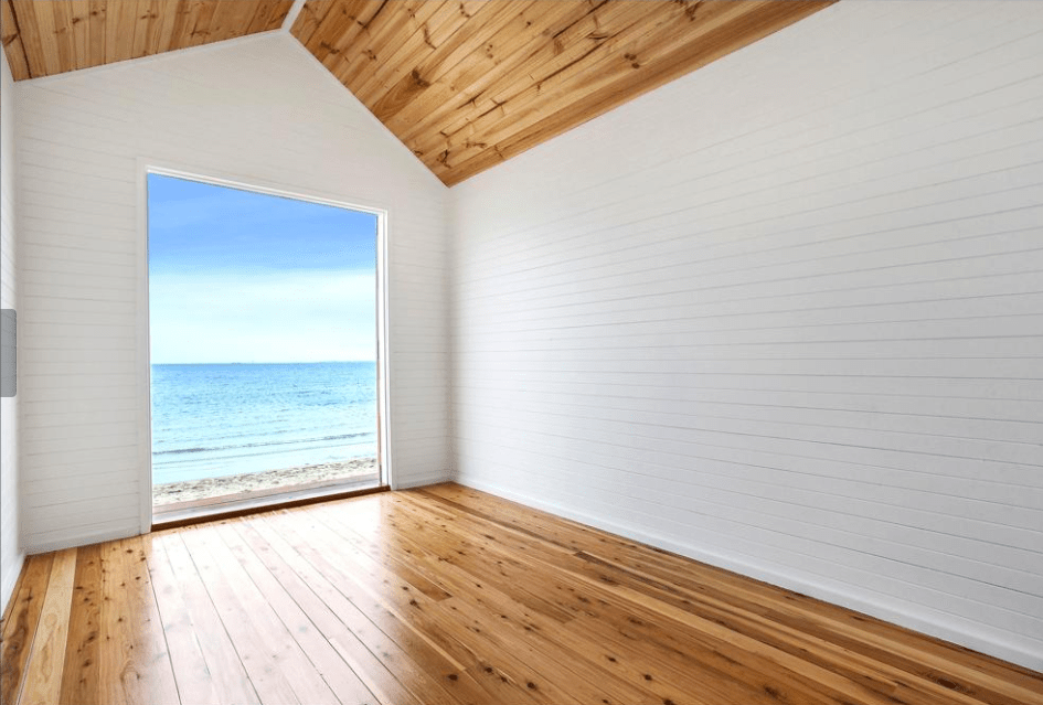 seaside view bathing box property wrap