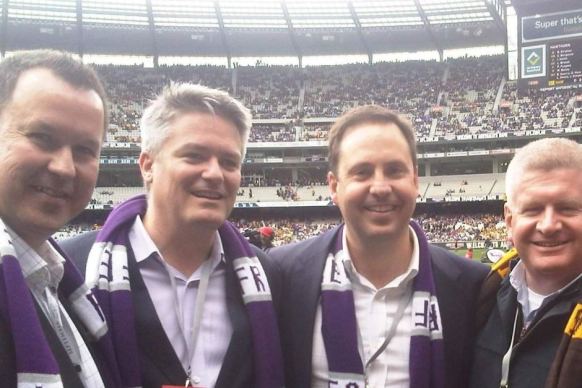 Tasmanian Senator David Bushby, Finance Minister Mathias Cormann and Trade Minister Steve Ciobo charged taxpayers more than $2,500 for a trip to the AFL Grand Final in 2013.
