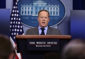 White House Press Secretary Sean Spicer addresses the media.