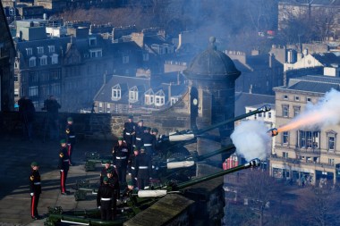 Queen sapphire jubilee gun salute