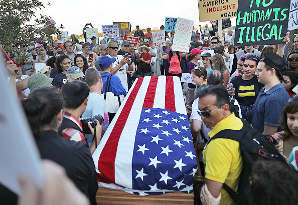 Trump protesters in Florida