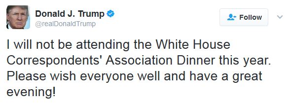 trump dinner tweet