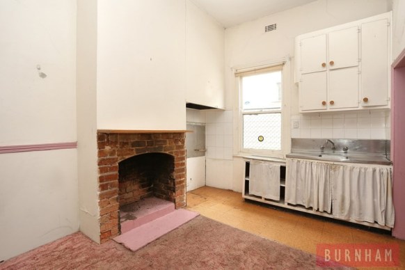 The two bed-room home's kitchen area. Photo: Burnham