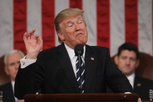 Donald Trump addresses congress