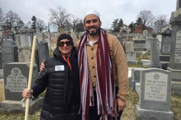 Tarek El-Messidi and Rabbi Lynda Targen