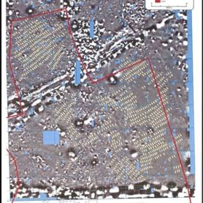 Survey showing old burial locations