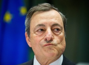 Mario Draghi bank
