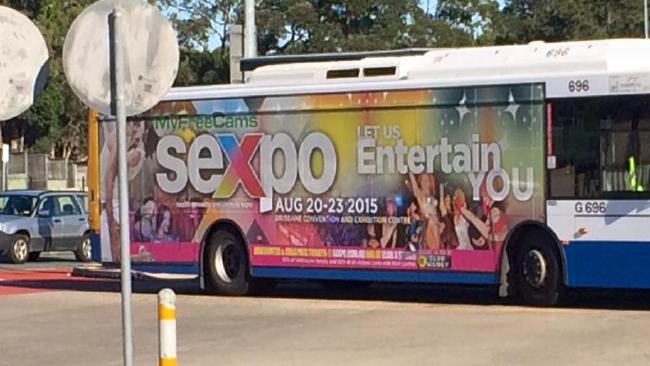 Sexpo advertisements across buses in 2015 also received complaints