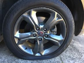 Tyres slashed