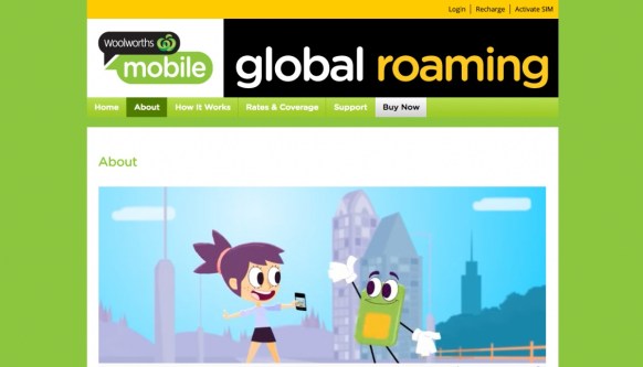 Woolworths global roaming