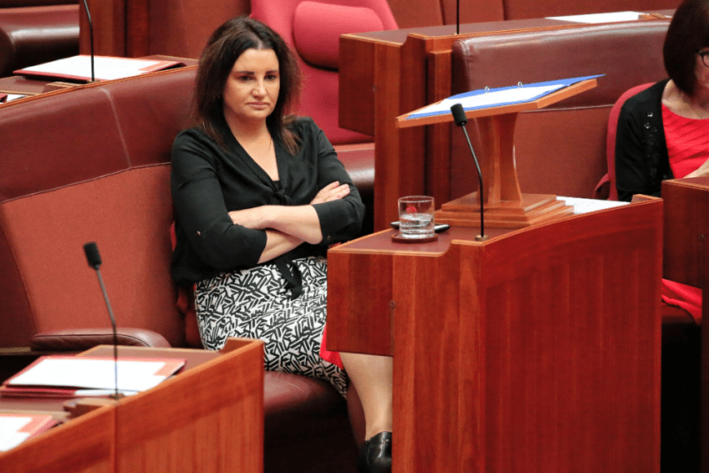 Senator Jacqui Lambie is looking for "people with at least half a spine" to stand for her party in the next state election.