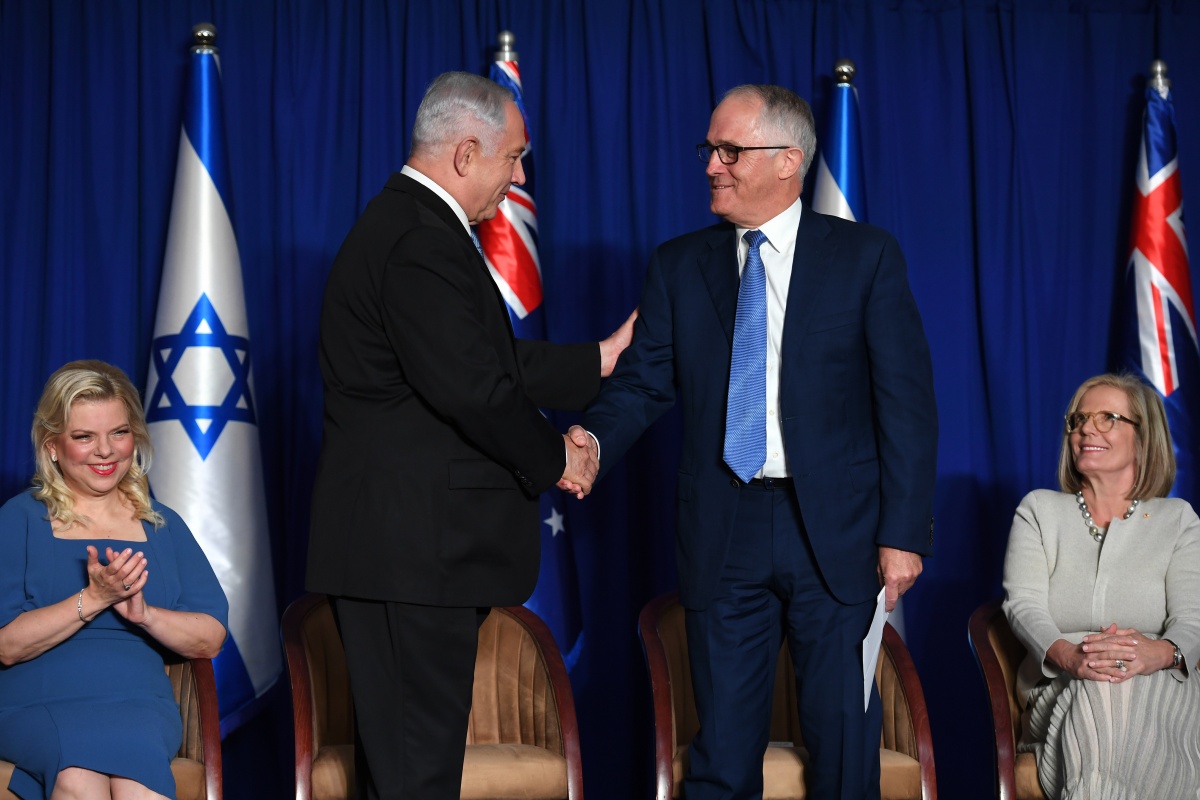 Malcolm Turnbull Israel