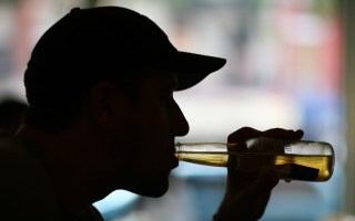 Beer drinking