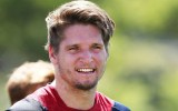 Jesse Hogan at Melbourne pre-season training.
