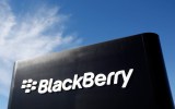 The logo outside the Blackberry campus in Kanata, Ottawa, Canada