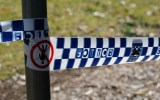 Fire and police emergency services at a scene of a fire in Sydney