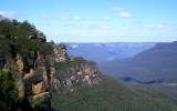 General view of the Blue Mountains