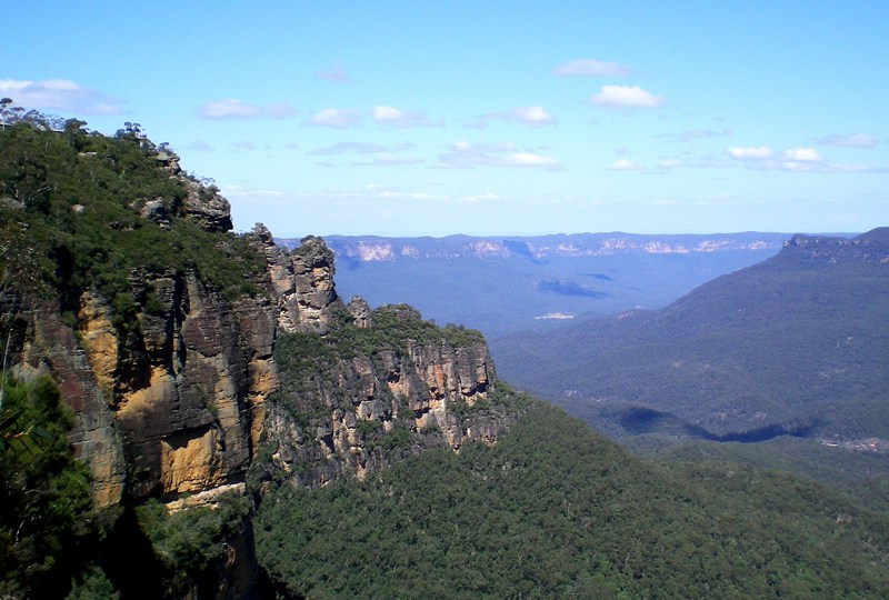 General view of the Blue Mountains