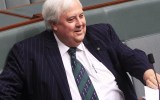 MP Clive Palmer during Question Time at Parliament House.