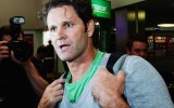Chris Cairns at Auckland airport.
