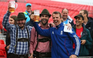 Good time lad: Graeme Swann after winning the Ashes.