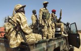 South Sudan army soldiers after recapturing Bor from rebels