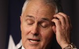 Malcolm Turnbull at a press conference