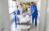 Emergency ward shutter stock
