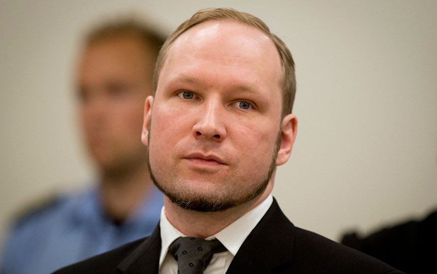 Norwegian mass murderer Anders Breivik.