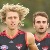 Dyson Heppell and Jobe Watson are named in the report.