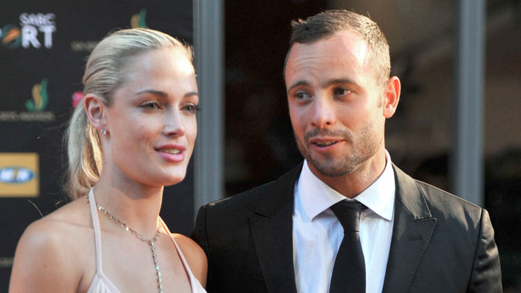 Reeva Steenkamp and Oscar Pistorius.