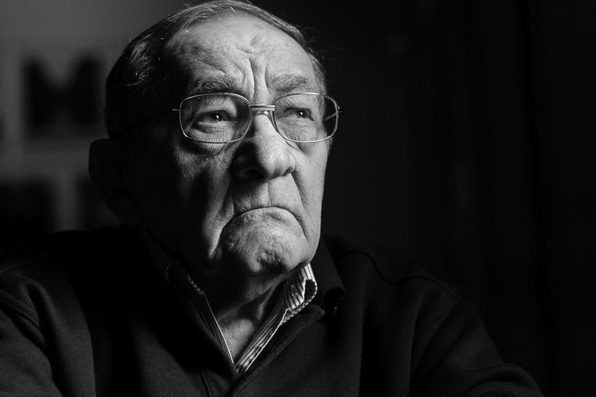 Holocaust survivor Moshe Fiszman.