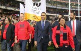 The Long Walk at the MCG as part of the AFL's indigenous round.