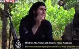 A man said to be an Australian on a jihad recruitment video.