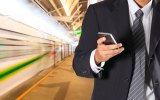 Commuter with phone