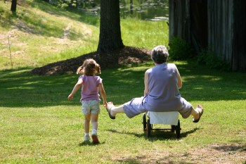grandparent and baby